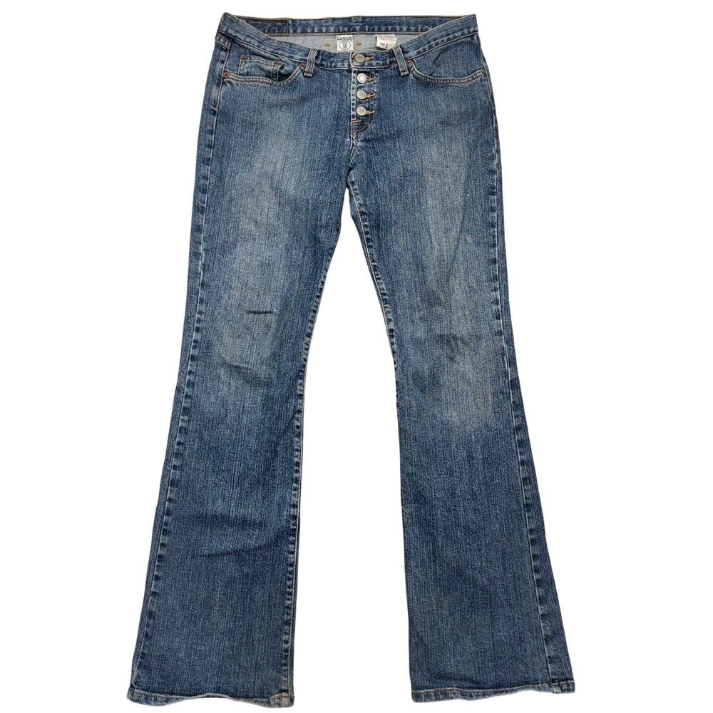 Vintage Lucky Jeans 10/30 Flared Bootcut Montesano Made in USA Stretch Dungarees